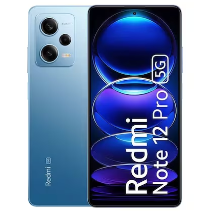 Xiaomi Redmi Note 12 Pro 5G 128 GB, 8 GB RAM, Frosted Blue, Mobile Phone
