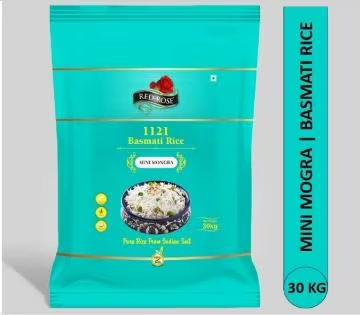 RED ROSE MINI MONGRA BASMATI RICE, 30 KG