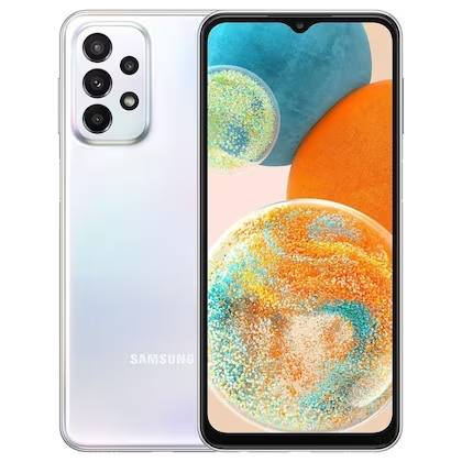 Samsung Galaxy A23 5G 128 GB, 6 GB RAM, Silver, Mobile Phone