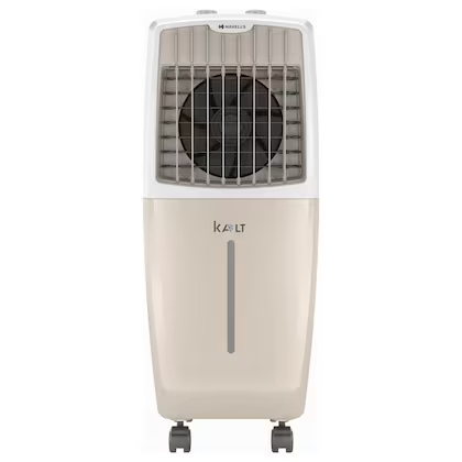 Havells Kalt GHRACAAD008 Personal Air Cooler with 24 Litre Capacity, White and Brown